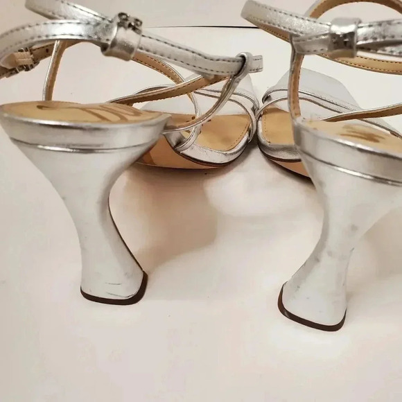 Sam Edelman Silver Strap Sandals - Picture 2 of 5